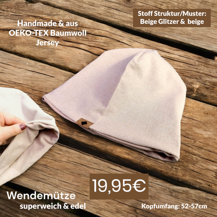 Wende Beanies, Hauben, Wende Mütze – Bild 2