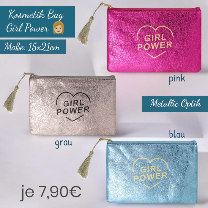 Kosmetik Bag/Tasche Girl Power