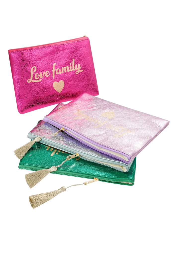 Kosmetik Bag/Tasche Love Family – Bild 4