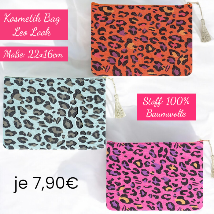 Kosmetik Bag/Tasche Leo Look