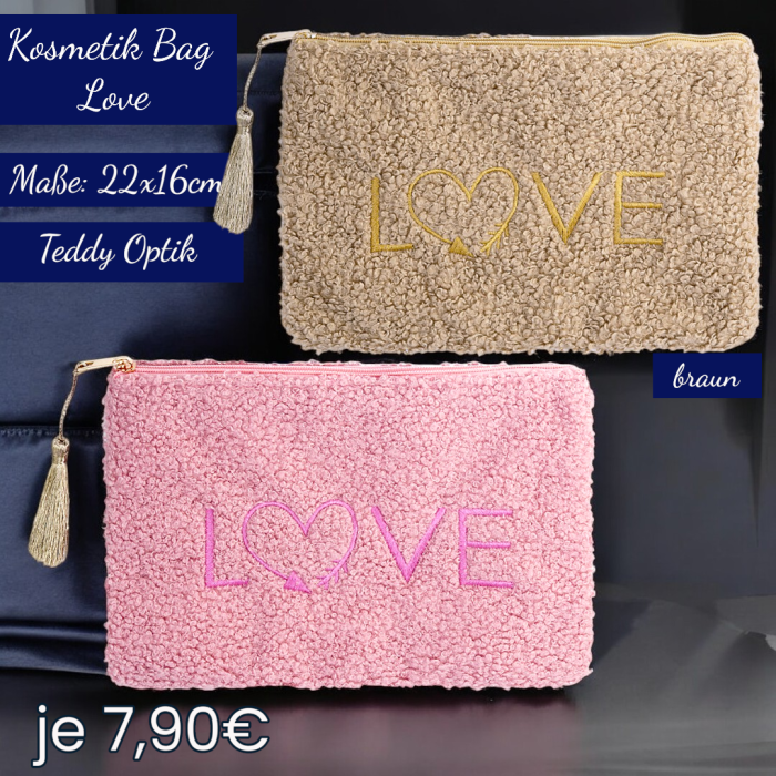 Kosmetik Bag/Tasche Love