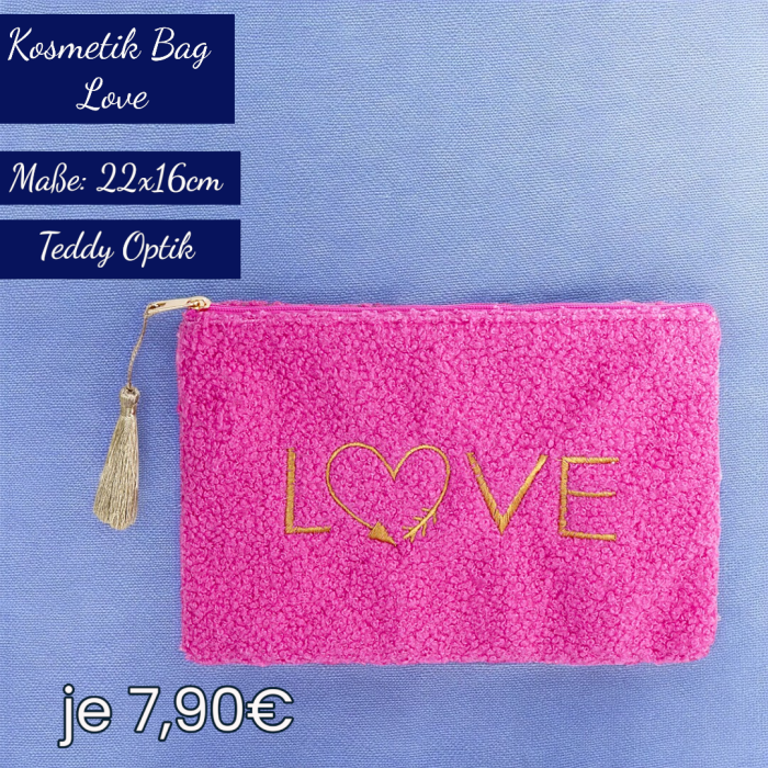 Kosmetik Bag/Tasche Love – Bild 3