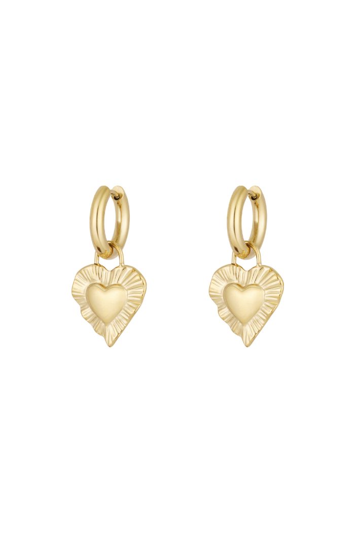 Ohrringe "Love" (Edelstahl) – Bild 5