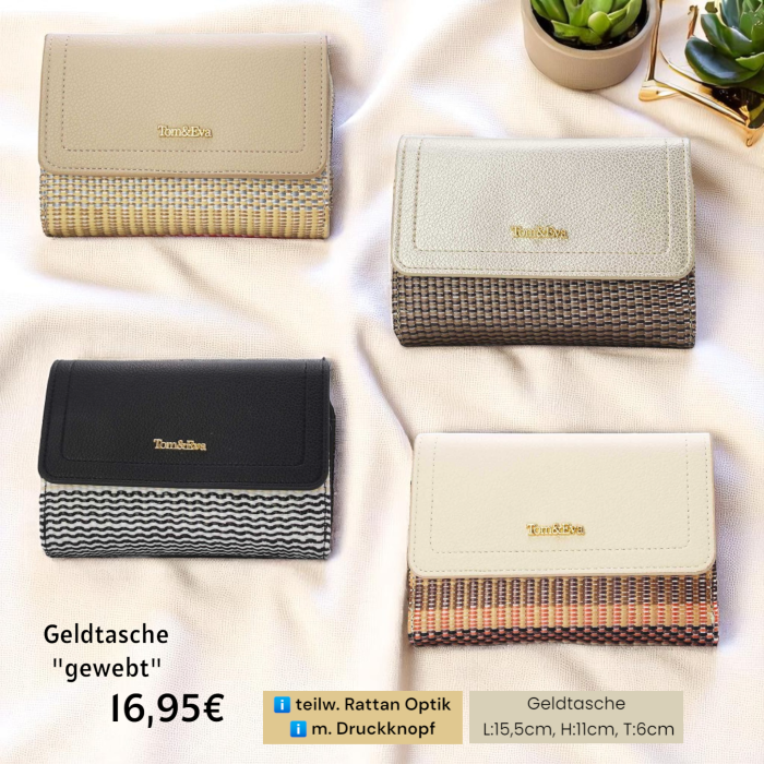 Geldtasche "gewebt"