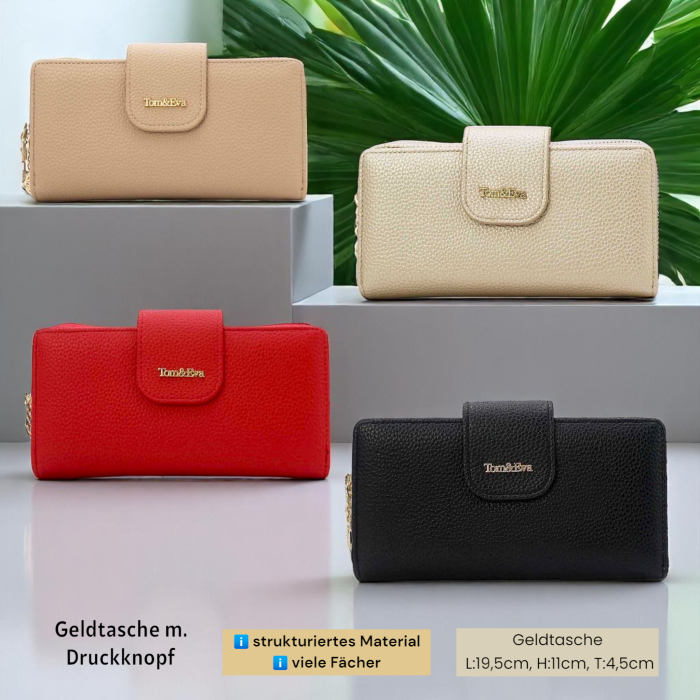 Geldtasche m. Druckknopf – Bild 2