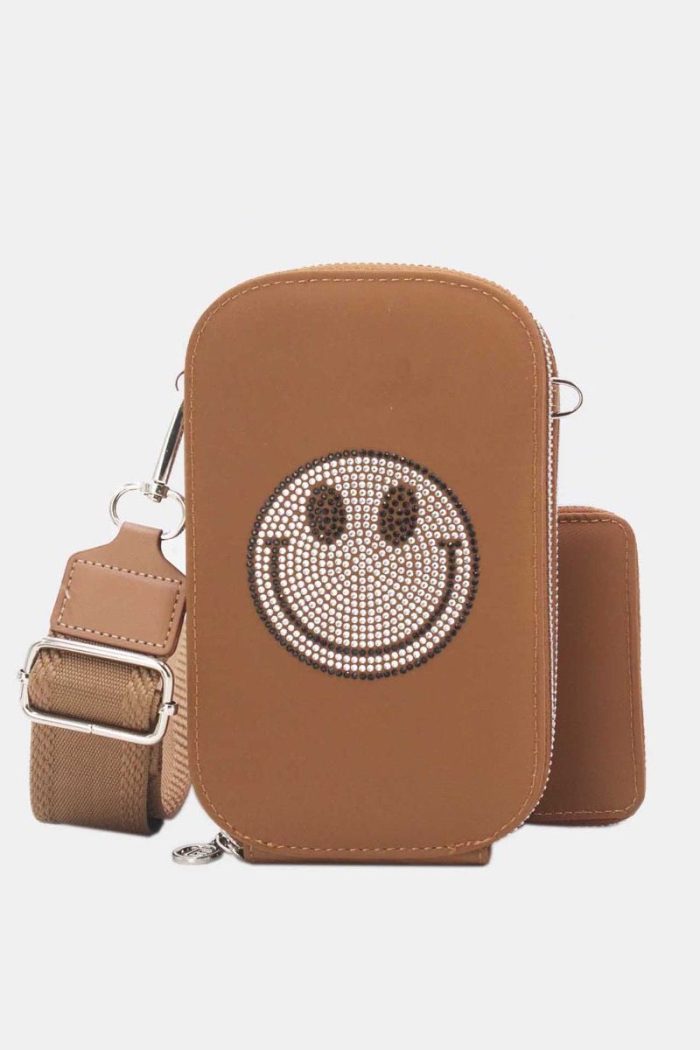 Geldtasche m. Schultergurt Smiley – Bild 18