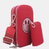 Geldtasche m. Schultergurt Smiley – Bild 5