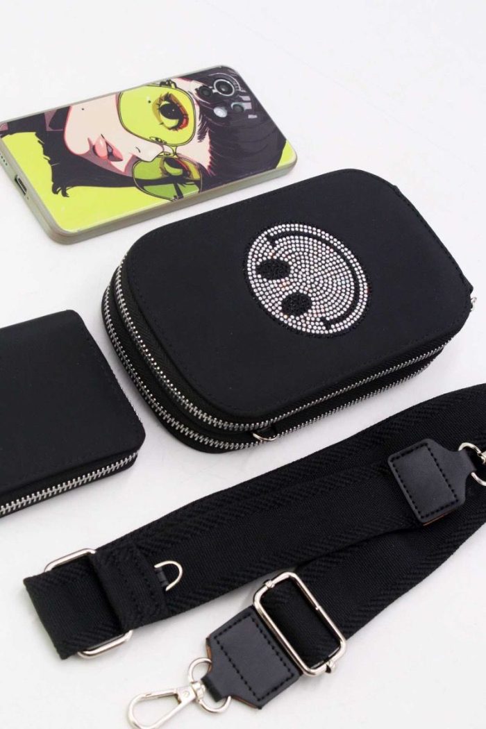 Geldtasche m. Schultergurt Smiley – Bild 15
